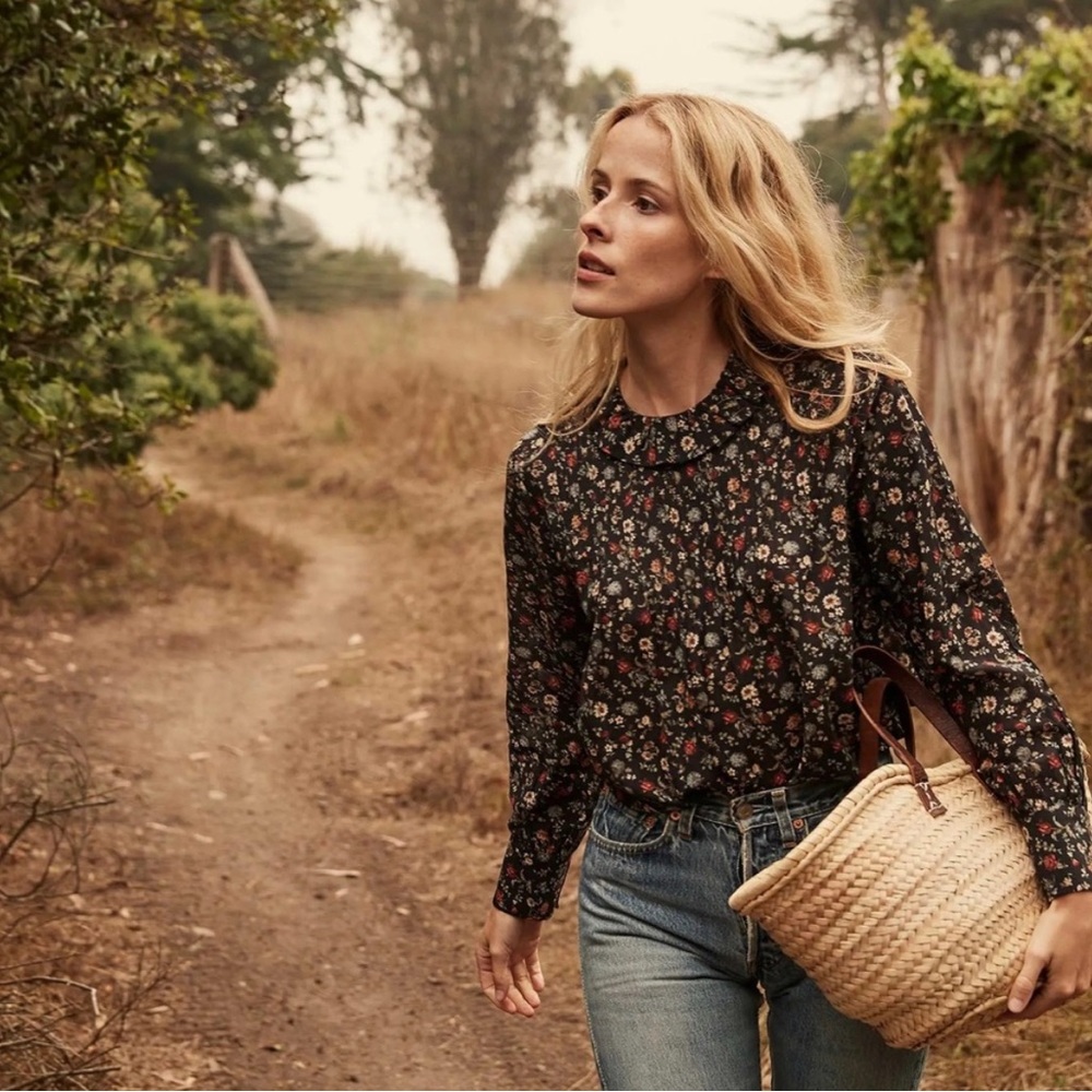 Doen Plum Top Campagne Floral XS